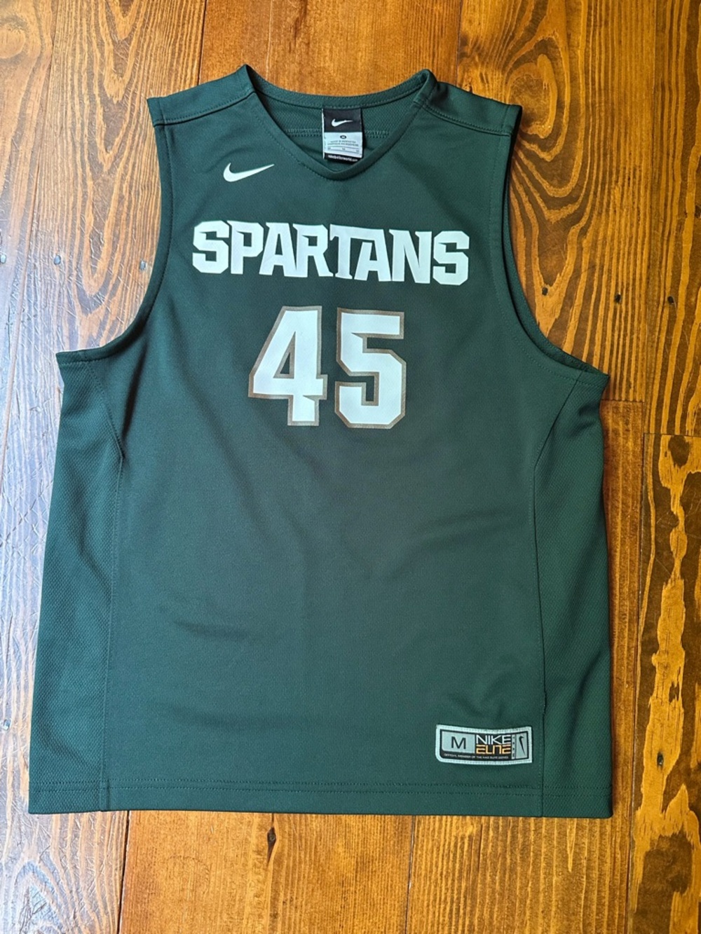 2012-15 Michigan State Spartans Valentine #45 Nike Jersey (Away)  🏀